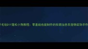 羊毛毡DIY蓬松小狗教程零基础也能制作的软萌治愈系宠物装饰手作