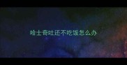 哈士奇吐还不吃饭怎么办