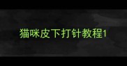 猫咪皮下打针教程