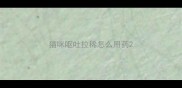 猫咪呕吐拉稀怎么用药