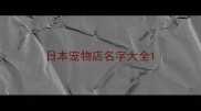日本宠物店名字大全