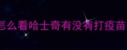 怎么看哈士奇有没有打疫苗