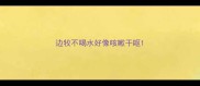 边牧不喝水好像咳嗽干呕