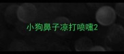 小狗鼻子凉打喷嚏