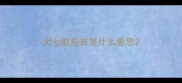 犬七联疫苗是什么意思