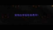 宠物血常规检查费用