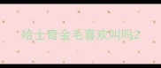 哈士奇金毛喜欢叫吗