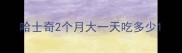哈士奇2个月大一天吃多少