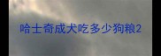 哈士奇成犬吃多少狗粮