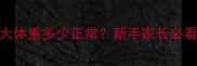 萨摩耶5个月大体重多少正常新手家长必看喂养全攻略