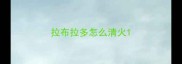 拉布拉多怎么清火