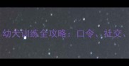 哈士奇一岁能训练吗幼犬训练全攻略口令社交服从性训练保姆级教程
