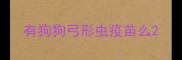 有狗狗弓形虫疫苗么
