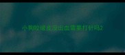 小狗咬破皮没出血需要打针吗