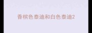 香槟色泰迪和白色泰迪