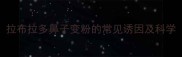 拉布拉多鼻子变粉的常见诱因及科学