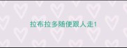 拉布拉多随便跟人走