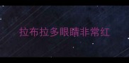拉布拉多眼睛非常红