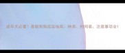 成年犬必看最新狗狗疫苗指南种类时间表注意事项全