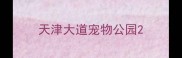 天津大道宠物公园