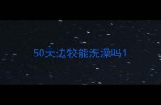 50天边牧能洗澡吗