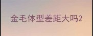 金毛体型差距大吗