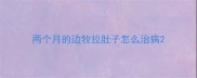 两个月的边牧拉肚子怎么治病