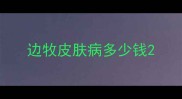 边牧皮肤病多少钱