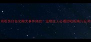 哈士奇咬伤白色比熊犬事件频发宠物主人必看防咬指南与应对措施