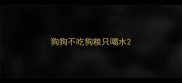 狗狗不吃狗粮只喝水