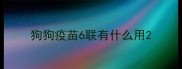 狗狗疫苗6联有什么用