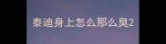 泰迪身上怎么那么臭