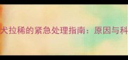 小拉布拉多犬拉稀的紧急处理指南原因与科学应对方案
