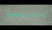 宠物狗植入芯片是什么