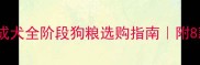 巧克力色泰迪幼犬成犬全阶段狗粮选购指南附8款科学喂养品牌测评