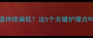 疫苗后狗狗体温持续偏低这5个关键护理点90主人都忽略