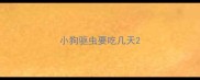 小狗驱虫要吃几天