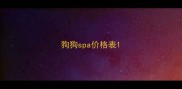 狗狗spa价格表