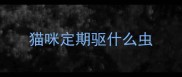 猫咪定期驱什么虫