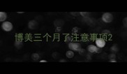 博美三个月了注意事项