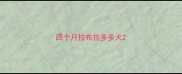 四个月拉布拉多多大
