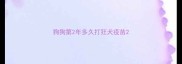 狗狗第2年多久打狂犬疫苗