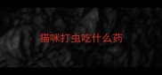 猫咪打虫吃什么药