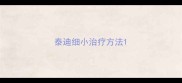 泰迪细小治疗方法