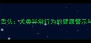 拉布拉多睡觉伸舌头犬类异常行为的健康警示与科学应对指南