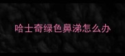 哈士奇绿色鼻涕怎么办