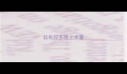 拉布拉多晚上水量
