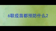 6联疫苗都预防什么