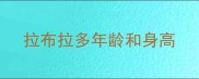 拉布拉多年龄和身高