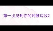 第一次见到你的时候边牧